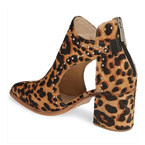 handmade Italian Leopard booties - Picture 2 of 2